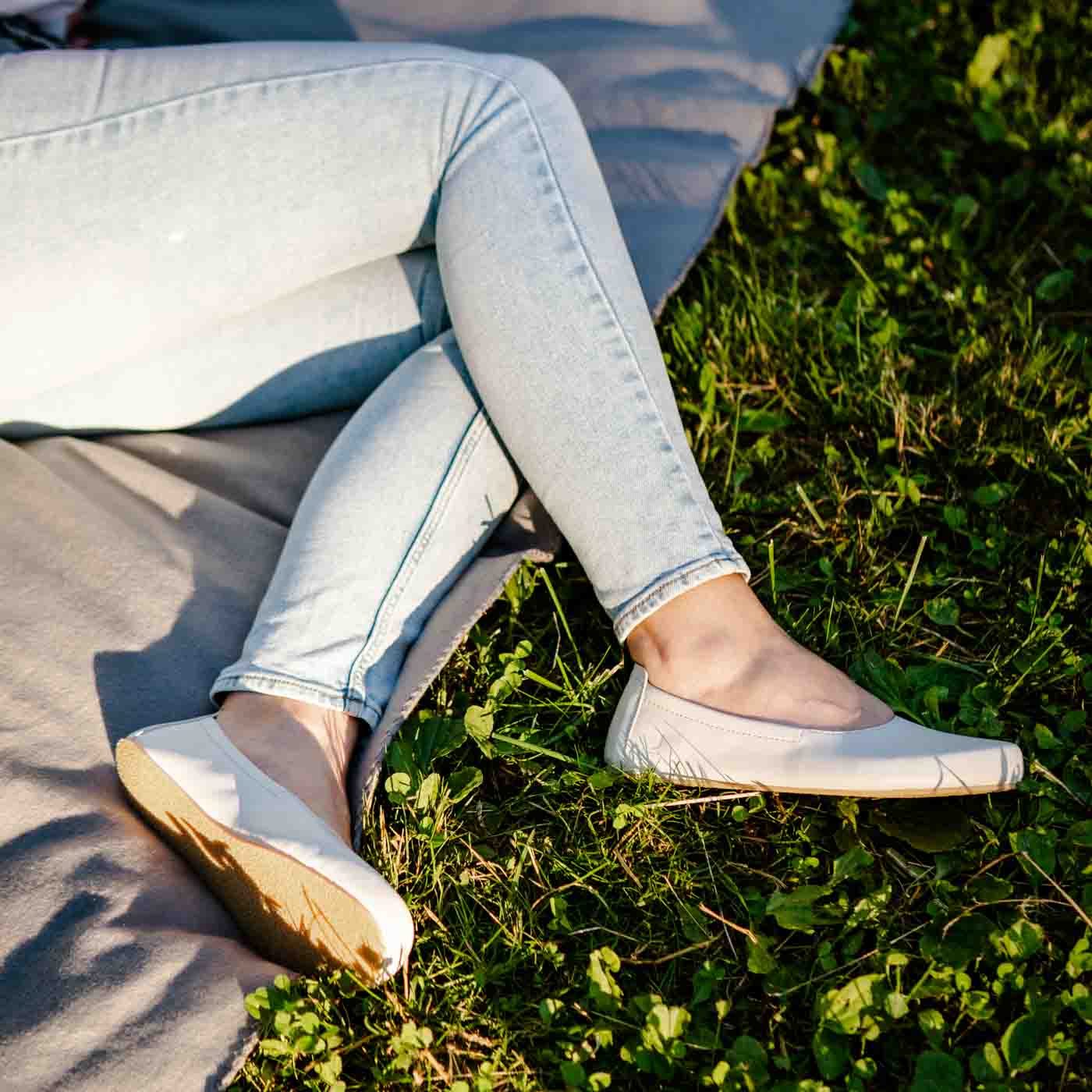 Barfuß Balerina Beige