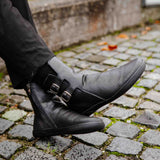 Barfuß Buckle Black