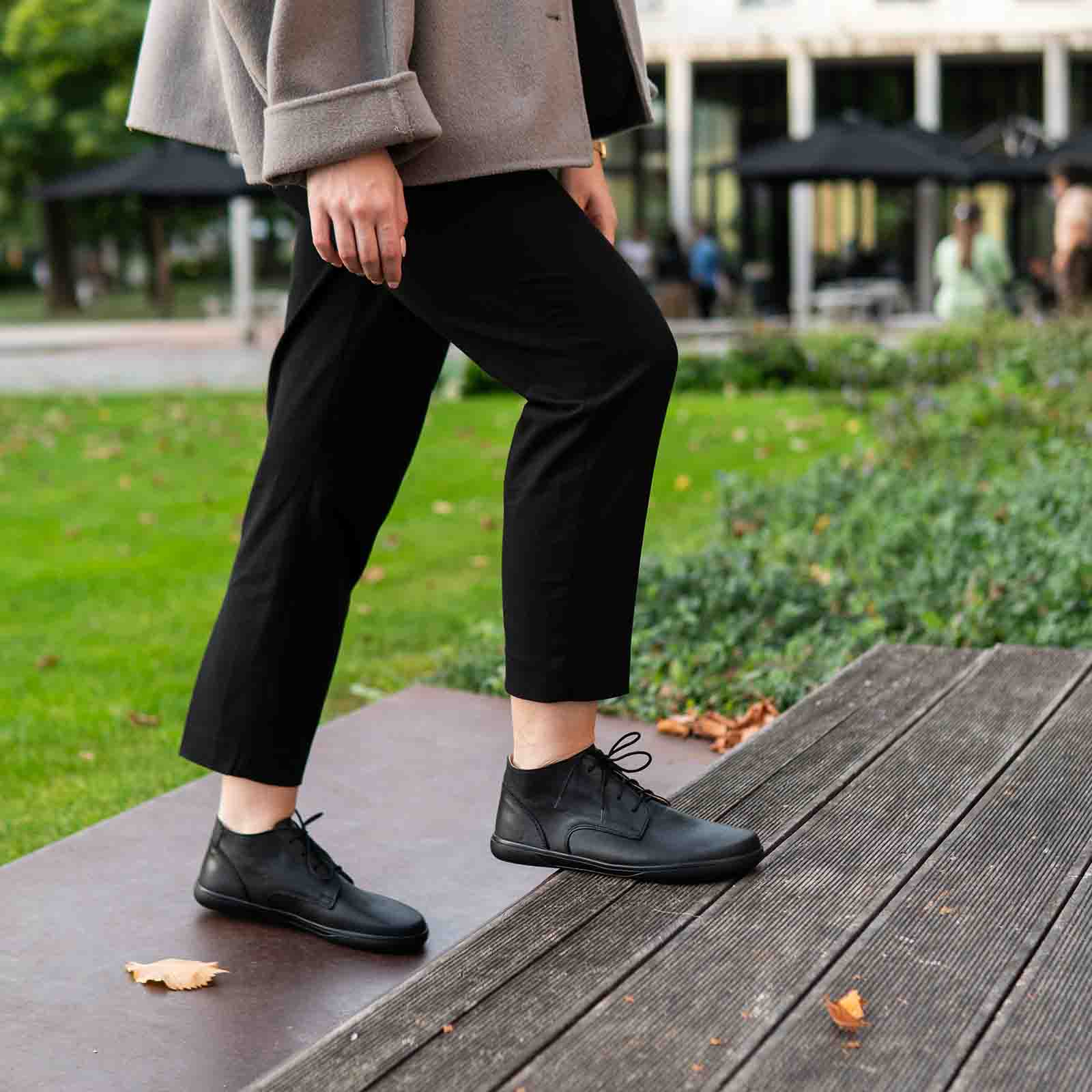 Barfuß Derby Mid Black