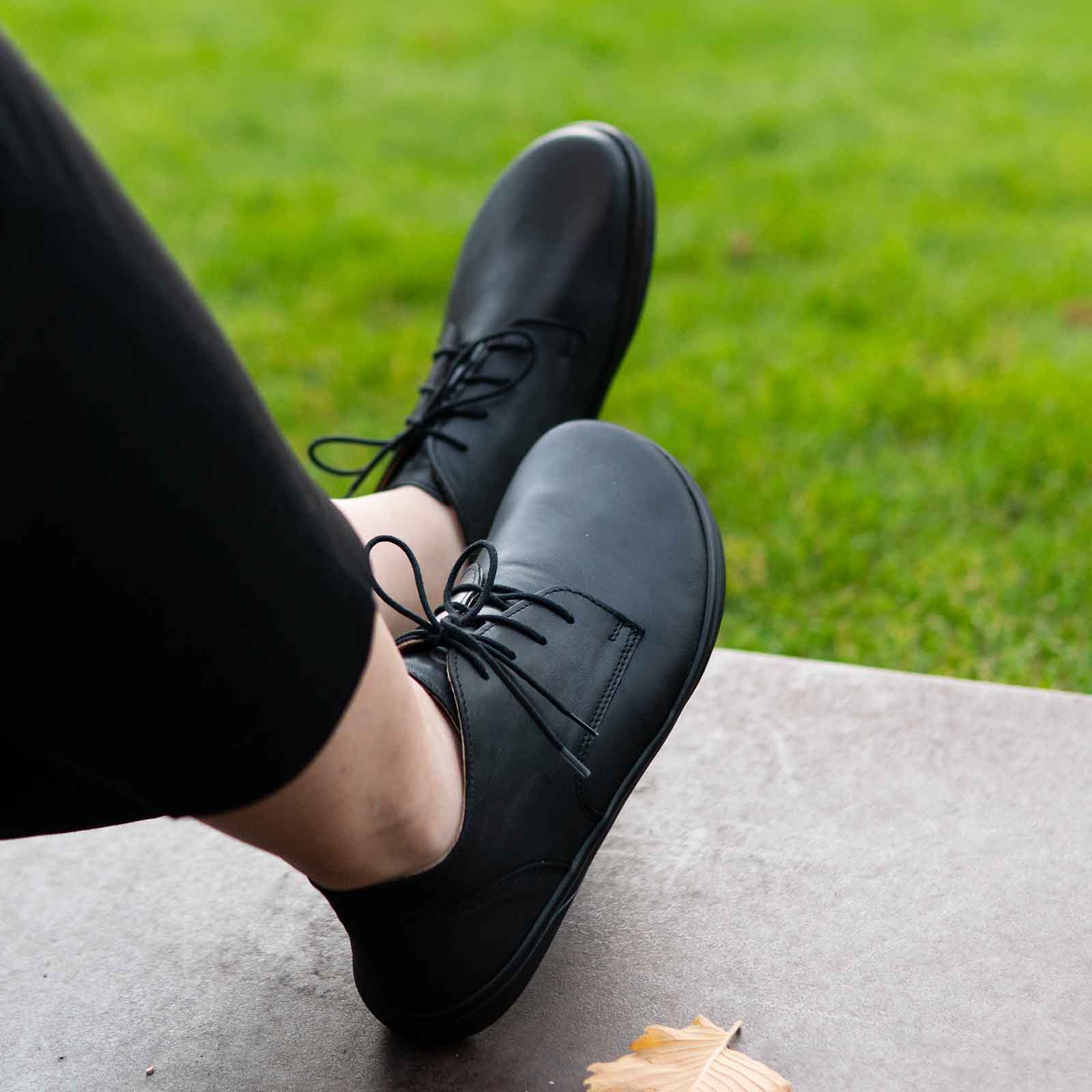 Barfuß Derby Mid Black