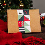 Weihnachtsgeschenkgutschein mit Holzschuhlöffel